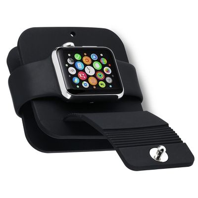 Iwatch 38MM 42MM के लिए Apple वॉच 4 के लिए सिलिकॉन चार्जिंग केबल वाइन्डर स्टैंड डॉक केबल होल्डर वॉलेट बॉक्स बेस;